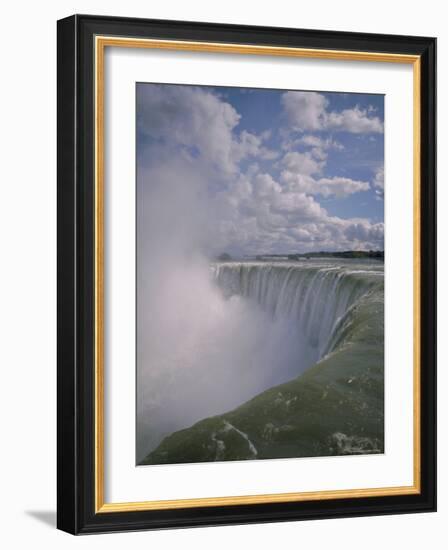 Horseshoe Falls from Table Rock, Niagara Falls, Niagara, Ontario, Canada, North America-Geoff Renner-Framed Photographic Print