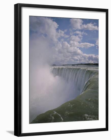 Horseshoe Falls from Table Rock, Niagara Falls, Niagara, Ontario, Canada, North America-Geoff Renner-Framed Photographic Print