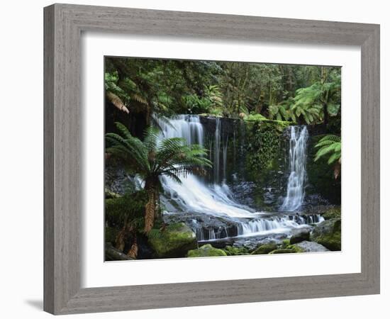 Horseshoe Falls, Mount Field National Park, UNESCO World Heritage Site, Tasmania, Australia-Jochen Schlenker-Framed Photographic Print