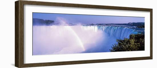 Horseshoe Falls with Rainbow, Niagara Falls, Ontario, Canada-null-Framed Photographic Print