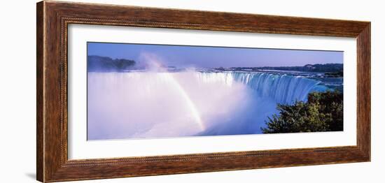 Horseshoe Falls with Rainbow, Niagara Falls, Ontario, Canada-null-Framed Photographic Print