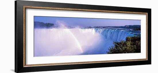 Horseshoe Falls with Rainbow, Niagara Falls, Ontario, Canada-null-Framed Photographic Print