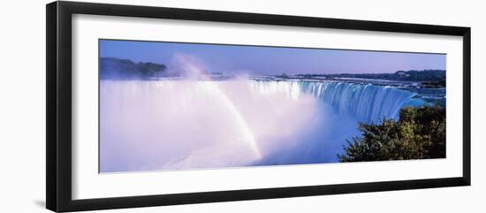 Horseshoe Falls with Rainbow, Niagara Falls, Ontario, Canada-null-Framed Photographic Print