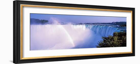 Horseshoe Falls with Rainbow, Niagara Falls, Ontario, Canada-null-Framed Photographic Print