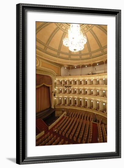 Horseshoe Shaped Auditorium in Coccia Theatre (Opened in 1888)-null-Framed Photographic Print