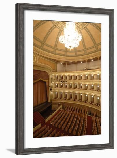 Horseshoe Shaped Auditorium in Coccia Theatre (Opened in 1888)-null-Framed Photographic Print