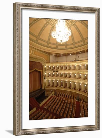 Horseshoe Shaped Auditorium in Coccia Theatre (Opened in 1888)-null-Framed Photographic Print