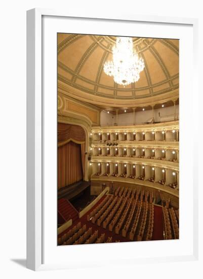 Horseshoe Shaped Auditorium in Coccia Theatre (Opened in 1888)-null-Framed Photographic Print