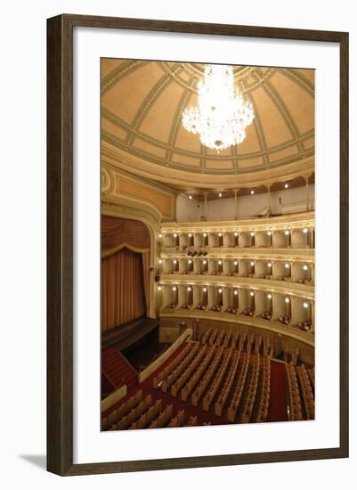 Horseshoe Shaped Auditorium in Coccia Theatre (Opened in 1888)-null-Framed Photographic Print