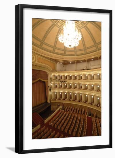 Horseshoe Shaped Auditorium in Coccia Theatre (Opened in 1888)-null-Framed Photographic Print