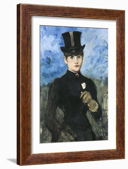 Horsewoman, Fullface-Edouard Manet-Framed Giclee Print