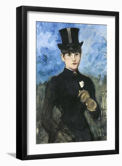 Horsewoman, Fullface-Edouard Manet-Framed Giclee Print