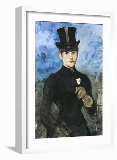 Horsewoman, Fullface-Edouard Manet-Framed Giclee Print