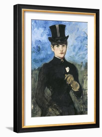 Horsewoman, Fullface-Edouard Manet-Framed Giclee Print