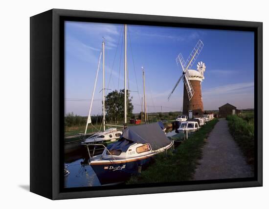 Horsey Windmill, Norfolk Broads, Norfolk, England, United Kingdom-Charcrit Boonsom-Framed Premier Image Canvas