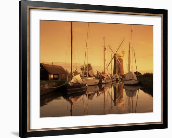 Horsey Windmill, Norfolk, England, United Kingdom-Charcrit Boonsom-Framed Photographic Print