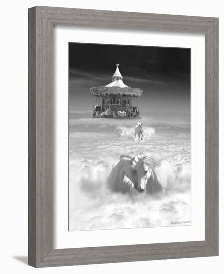 Horsing Around Vertical-Thomas Barbey-Framed Giclee Print