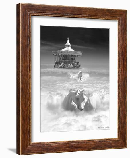 Horsing Around Vertical-Thomas Barbey-Framed Giclee Print