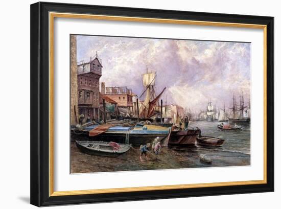 Horsleydown, Bermondsey, London, C1850-JJ Crew-Framed Giclee Print