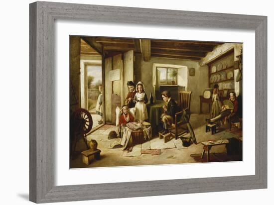 Horspittal for Woonded Solgers Home from Egipt-Charles Hunt-Framed Giclee Print