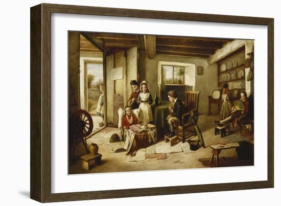 Horspittal for Woonded Solgers Home from Egipt-Charles Hunt-Framed Giclee Print