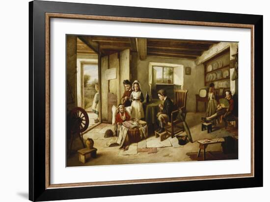 Horspittal for Woonded Solgers Home from Egipt-Charles Hunt-Framed Giclee Print