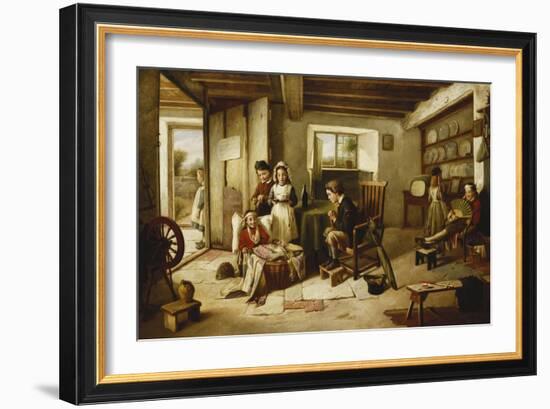 Horspittal for Woonded Solgers Home from Egipt-Charles Hunt-Framed Giclee Print