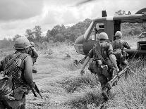 Vietnam War Helicopter Landing-Horst Faas-Photographic Print