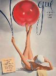 Fashion Magazine - Summer Beauty Issue - Vintage Magazine Cover 1941-Horst P. Horst-Framed Stretched Canvas