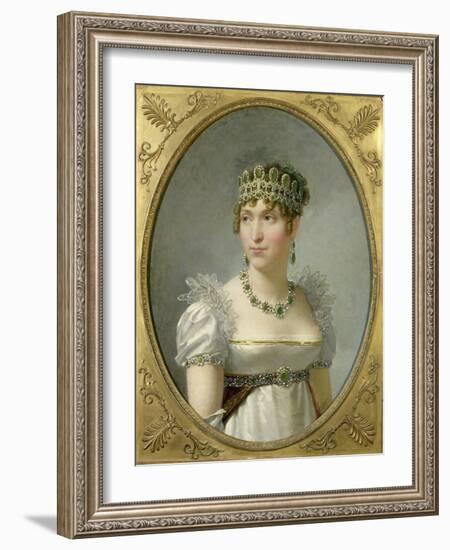 Hortense De Beauharnais (1783-1837)-Jean-Baptiste Regnault-Framed Giclee Print