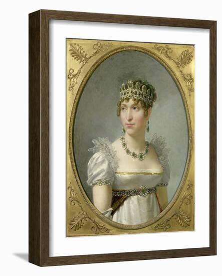 Hortense De Beauharnais (1783-1837)-Jean-Baptiste Regnault-Framed Giclee Print