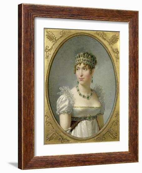 Hortense De Beauharnais (1783-1837)-Jean-Baptiste Regnault-Framed Giclee Print