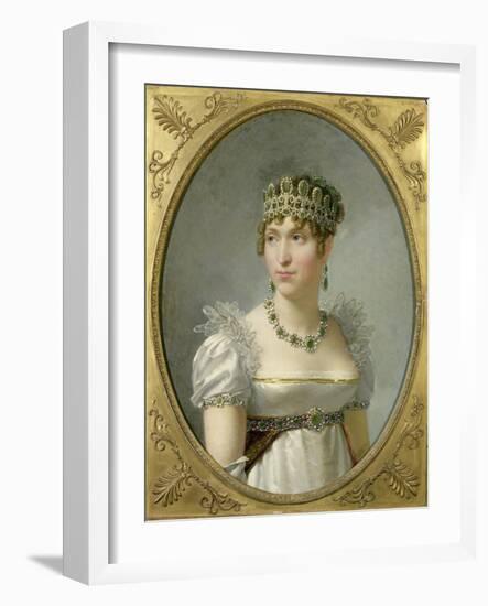 Hortense De Beauharnais (1783-1837)-Jean-Baptiste Regnault-Framed Giclee Print