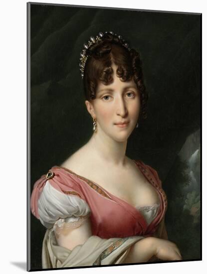 Hortense De Beauharnais, Queen of Holland, 1805-09-Anne-Louis Girodet de Roussy-Trioson-Mounted Giclee Print
