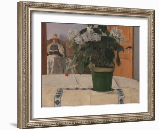 Hortensia, 1884-Fernand Khnopff-Framed Giclee Print