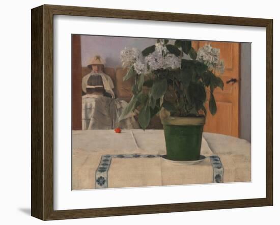 Hortensia, 1884-Fernand Khnopff-Framed Giclee Print