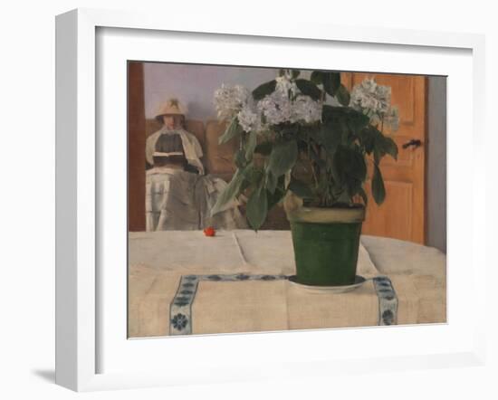 Hortensia, 1884-Fernand Khnopff-Framed Giclee Print