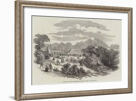 Horticultural Fete in the Park of Bishop Auckland-null-Framed Giclee Print