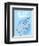 Horton Hears a Who (blue circle)-Theodor (Dr. Seuss) Geisel-Framed Art Print