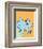 Horton Hears a Who (on orange)-Theodor (Dr. Seuss) Geisel-Framed Art Print