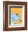 Horton Hears a Who (on orange)-Theodor (Dr. Seuss) Geisel-Framed Art Print