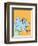 Horton Hears a Who (on orange)-Theodor (Dr. Seuss) Geisel-Framed Art Print