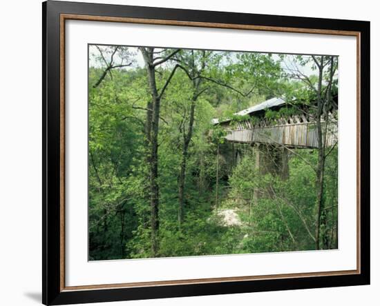 Horton Mill Covered Bridge, Alabama, USA-William Sutton-Framed Photographic Print