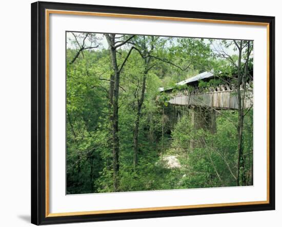 Horton Mill Covered Bridge, Alabama, USA-William Sutton-Framed Photographic Print