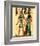 Horus and Nefertiti-null-Framed Art Print