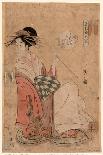 The Courtesans Mitsuhata, Senzan, Misayama, Itotaki, and Oribae-Hosoda Eishi-Giclee Print