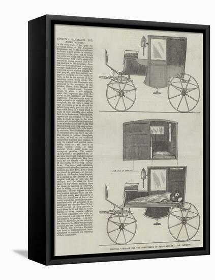 Hospital Carriage for the Conveyance of Fever and Smallpox Patients-null-Framed Premier Image Canvas