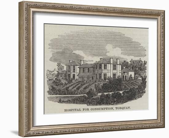 Hospital for Consumption, Torquay-null-Framed Giclee Print