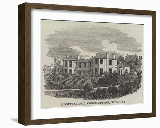 Hospital for Consumption, Torquay-null-Framed Giclee Print