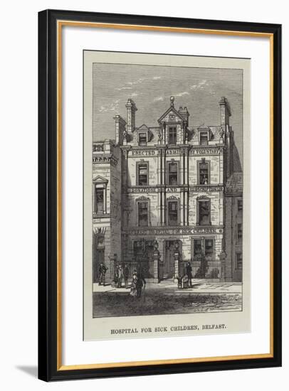 Hospital for Sick Children, Belfast-null-Framed Giclee Print